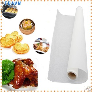 TEAK 1 Rool 11.8" Oil Greaseproof Baking Paper Cookie Sheet Oil - Proof Parchment