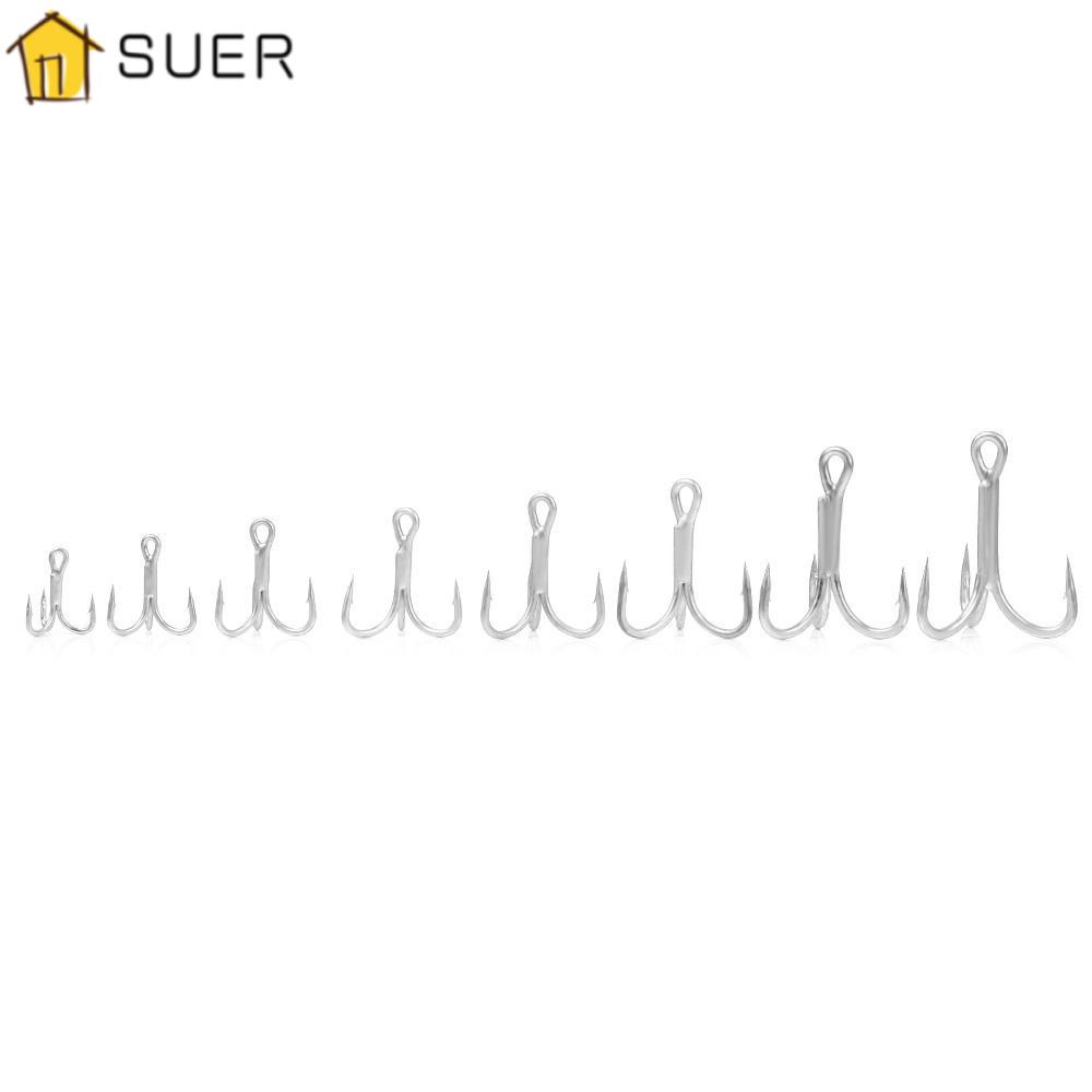 SUENIN Set 5 / 4 Lưỡi Câu Cá Ba Lưỡi Chuyên Nghiệp