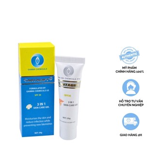 Kem giảm thâm mụn santagift - gel giúp giảm mụn trứng cá, ngừa thâm, mờ sẹo, dưỡng da trắng sáng 20g