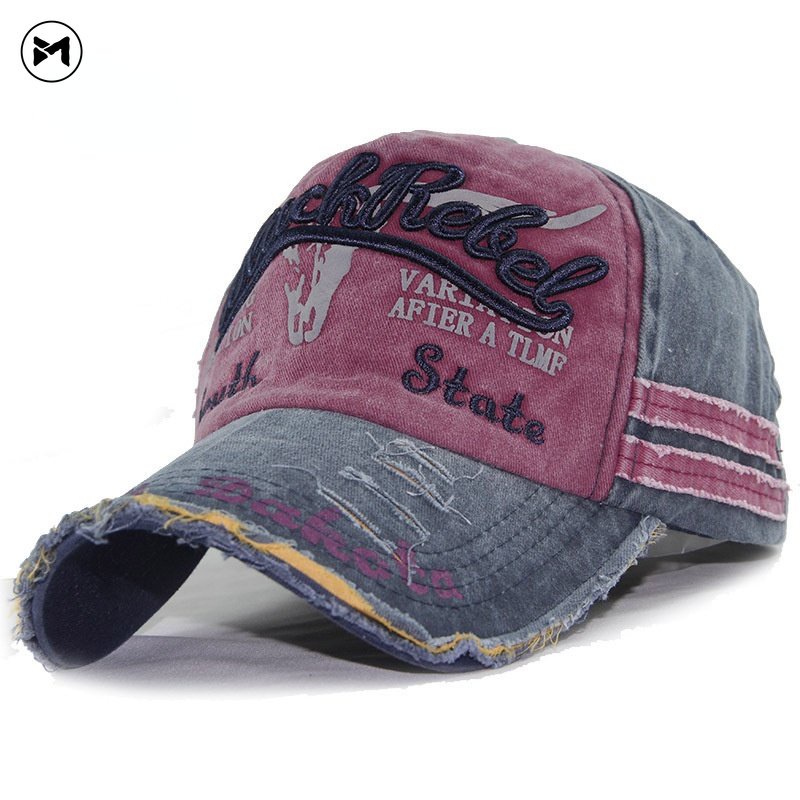 Hàng Mới Về Mũ Lưỡi Trai Bóng Chày Che Nắng Có Thể Giặt Lại Viền Màu Bóng Chày Mới Cho Nam Và Nữ Worn Ox 2023