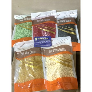 Sáp wax lông nóng hạt đậu tẩy sạch lông hard wax bean 300g + tặng 1 que gỗ