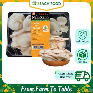 Nấm Bào Ngư Trắng Nấm Sò (Khay 200g)