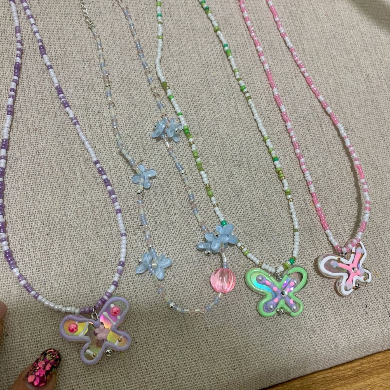 Vòng cổ Mặt Hình Bướm Bằng Acrylic Thời Trang Cho Nữ