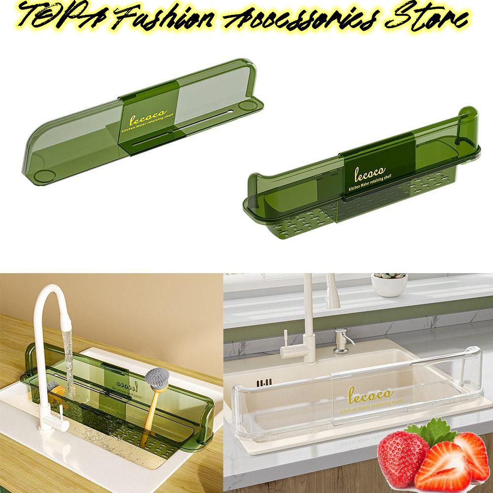 TOPABC1 Tấm Chắn Bắn Nước Bằng Nhựa Tiện Dụng Cho Bồn Rửa Nhà Bếp