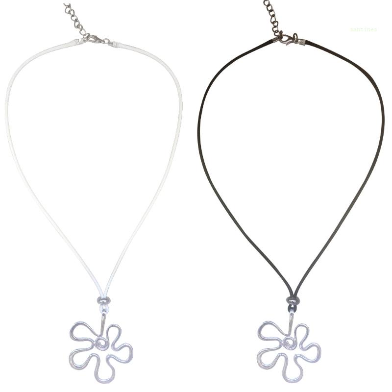 Vòng Cổ Choker Da Mặt Hoa Phong Cách Bohemian Thời Trang Cho Nữ