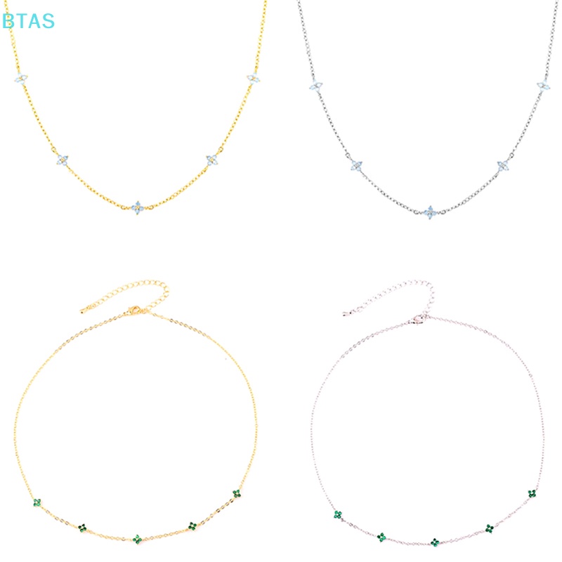 Bt Mới Vòng cổ Mặt Hoa Nhỏ Thiết Kế Màu Vàng Kim Thời Trang Làm Quà Sinh Nhật Cho Nữ