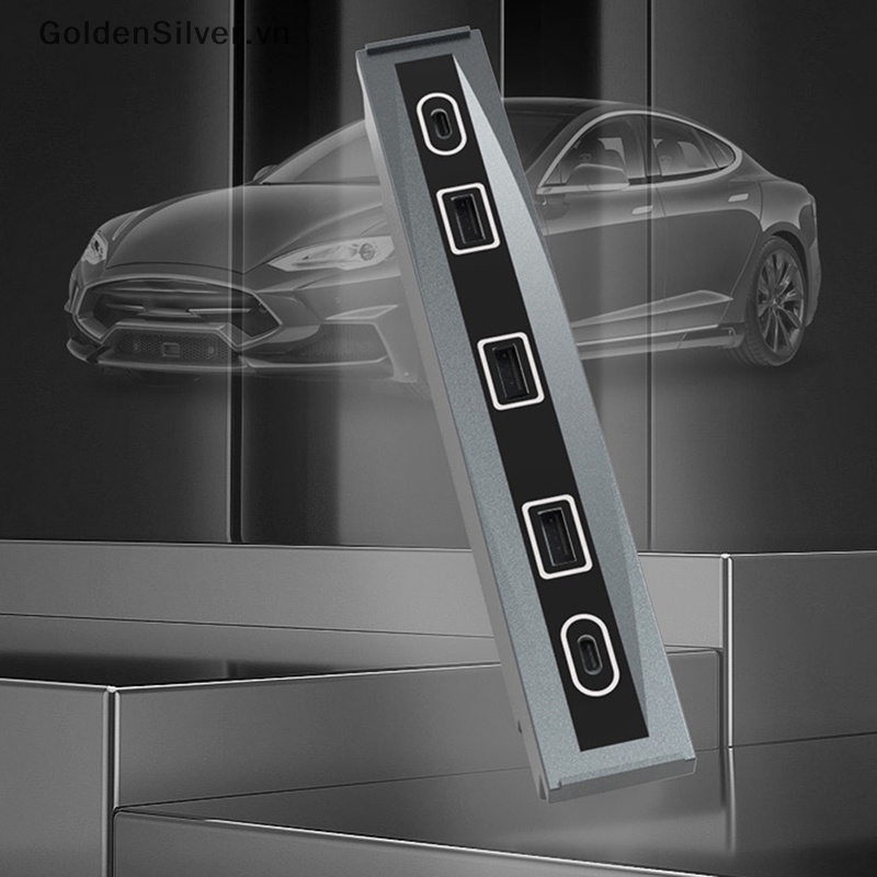 Bộ Chia Cổng USB 5 Trong 1 Cho 2021 2022 2023 Model 3
