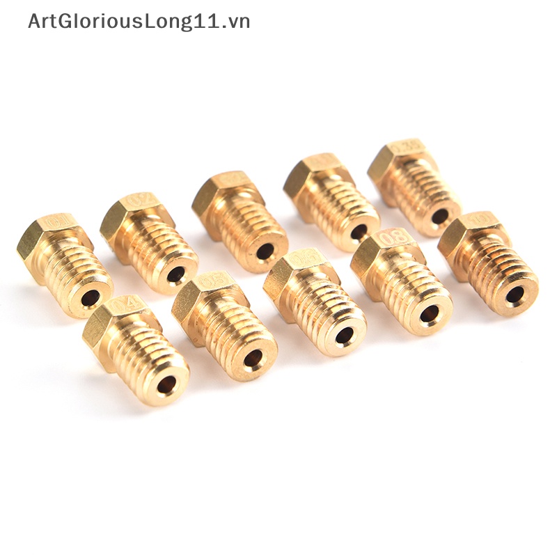 Vòi Phun ArtGloriousLong V5 V6 0.2 0.3 0.4 0.5 0.6 0.8 1.0mm M6 Dành Cho Máy In 3D