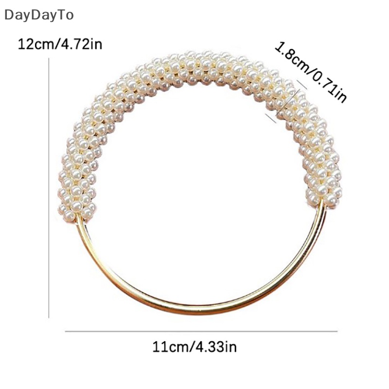 Phụ Kiện Khung Túi Xách / Ví Cầm Tay Bằng Kim Loại Hạt Ngọc Trai Nhiều Màu Độc Đáo DIY