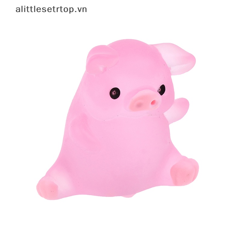 Alittlesetrtop 5/10 cái quả bóng lợn phát sáng dễ thương mochi fun joke gift anti-stress toys diy decor.