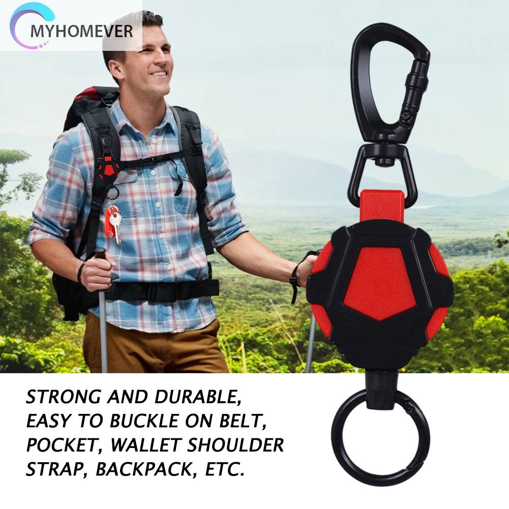 Dây Móc Chìa Khóa Co Giãn Chống Thất Lạc Có Thể Thu Gọn Tiện Dụng Giá Đỡ