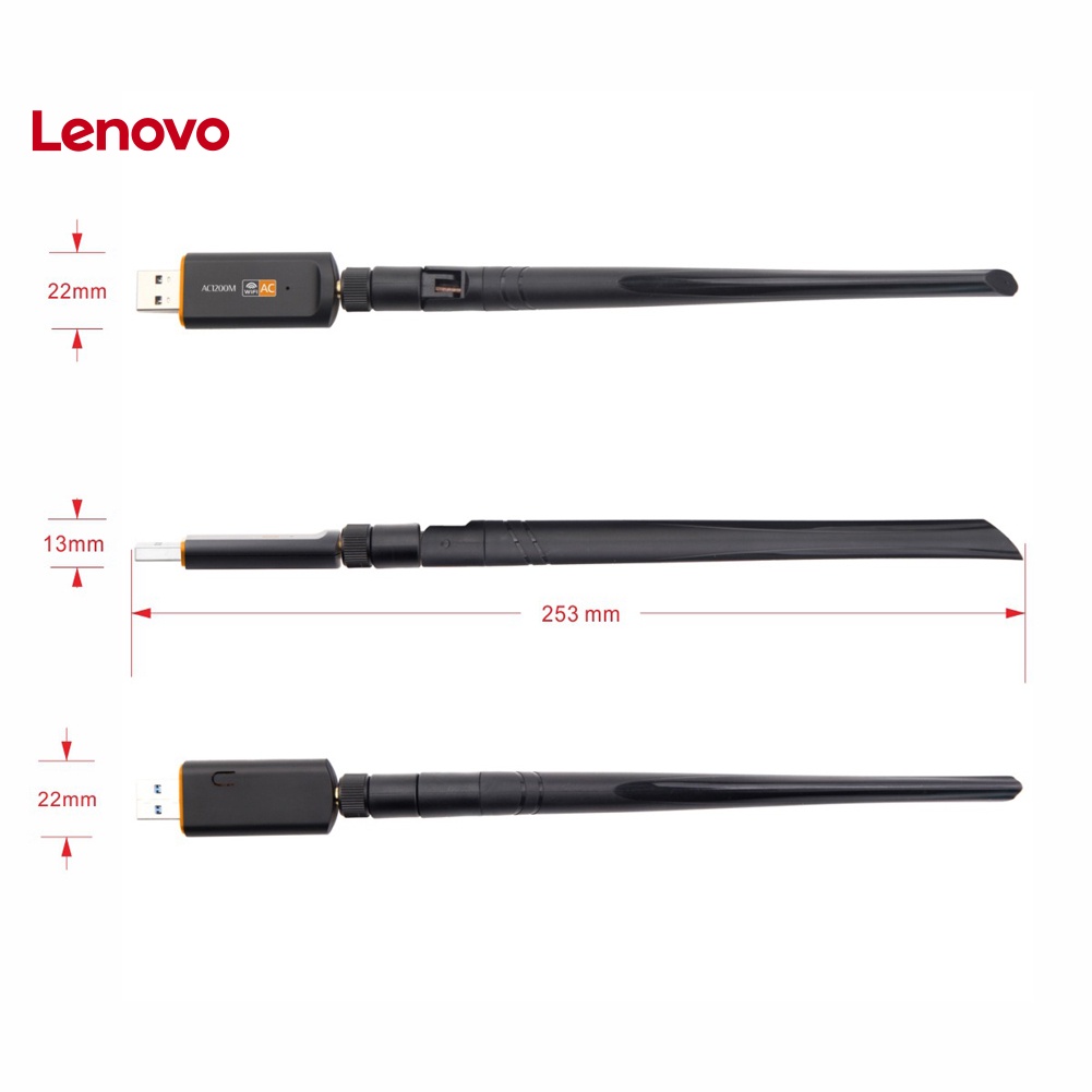 Usb 3.0 Nhận Sóng WiFi Băng Tần Kép 1200M 2.4 / 5GHz Hình Hoa Hướng Dương