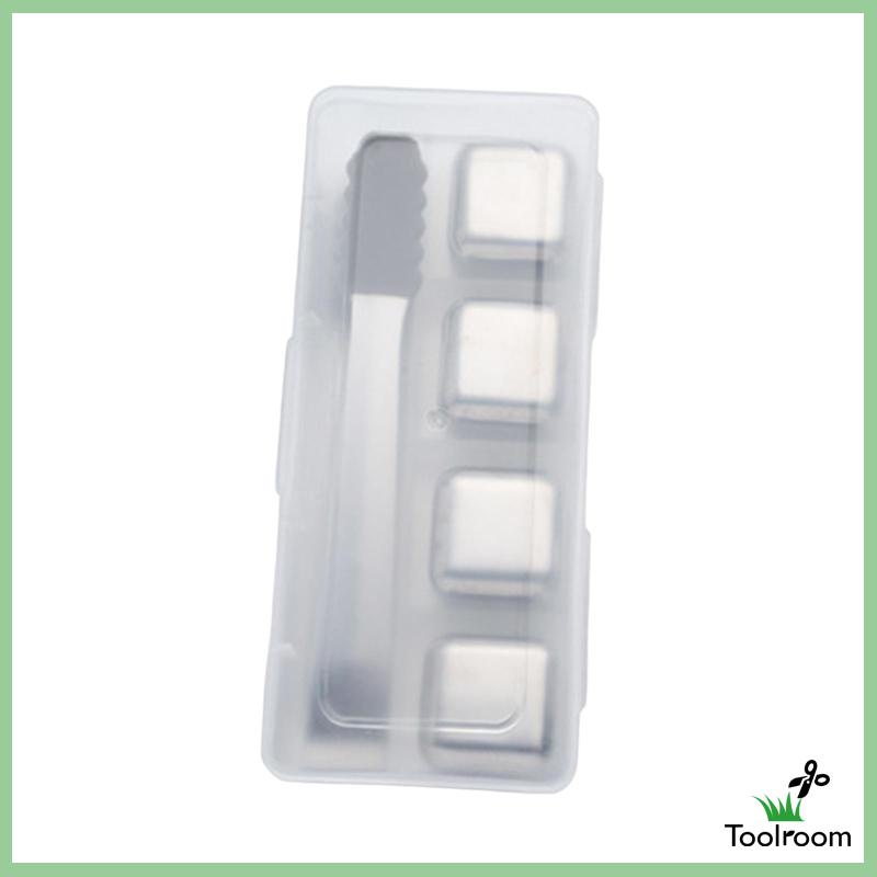 Khuôn Làm Đá Viên Bằng Thép Không Gỉ 2.5cm Có Thể Tái Sử Dụng