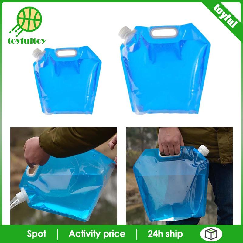 Xô Đựng Nước Có Nắp Đậy Và Túi Đựng Nước Có Thể Xếp Gọn Dùng Khi Lái Xe / Tắm