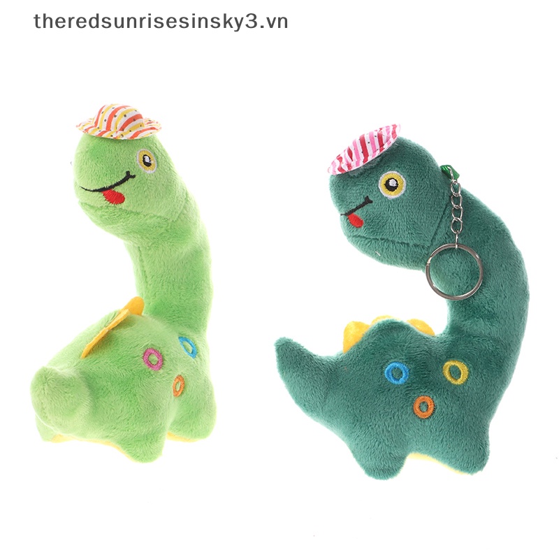 1 Móc Khóa Khủng Long Nhồi Bông 15cm Dễ Thương