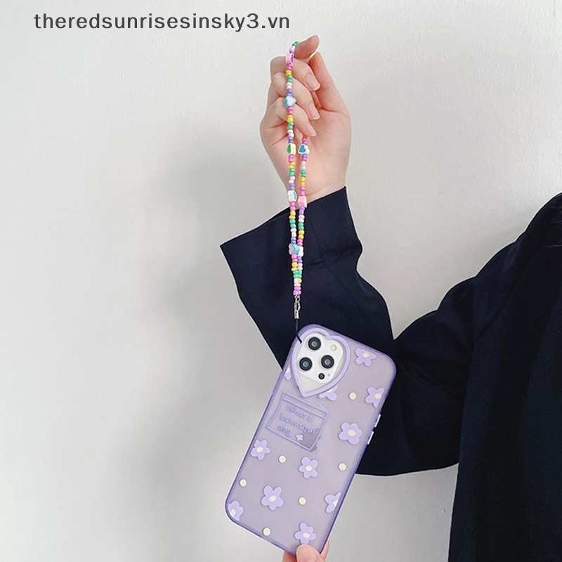 # # Dây Đeo Điện Thoại Chuỗi Hạt Acrylic Đầy Màu Sắc Hợp Thời Trang Chống Thất Lạc Dành Cho Nữ