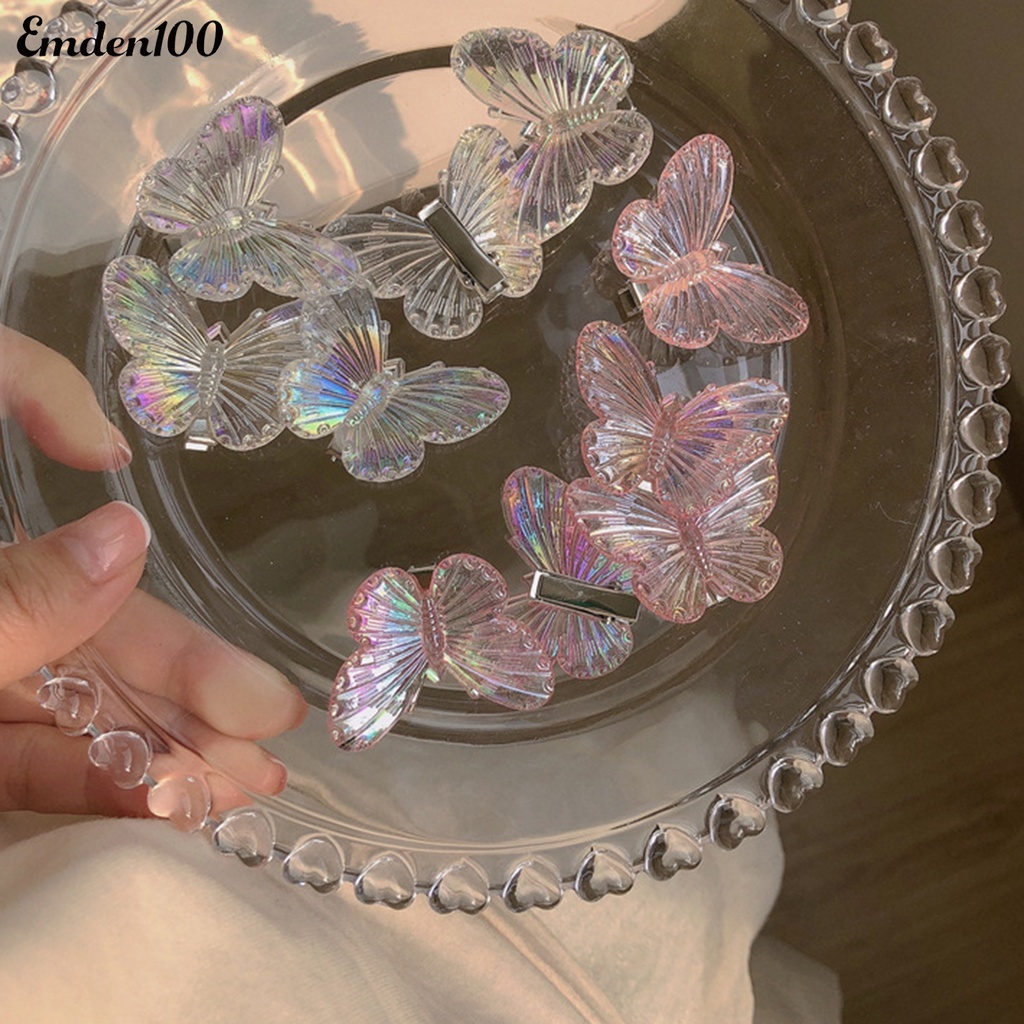 Kẹp Tóc Trong Suốt Tạo Hiệu Ứng 3D Thời Trang Cho Nữ