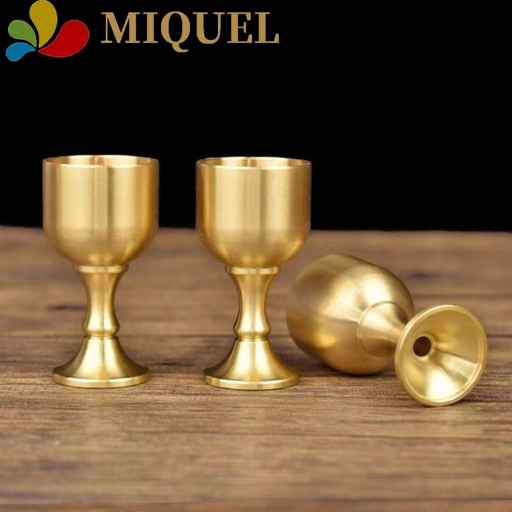 MIQUEL Cốc Uống Nước Để Bàn Chống Mài Mòn Chạm Khắc Phong Cách Retro