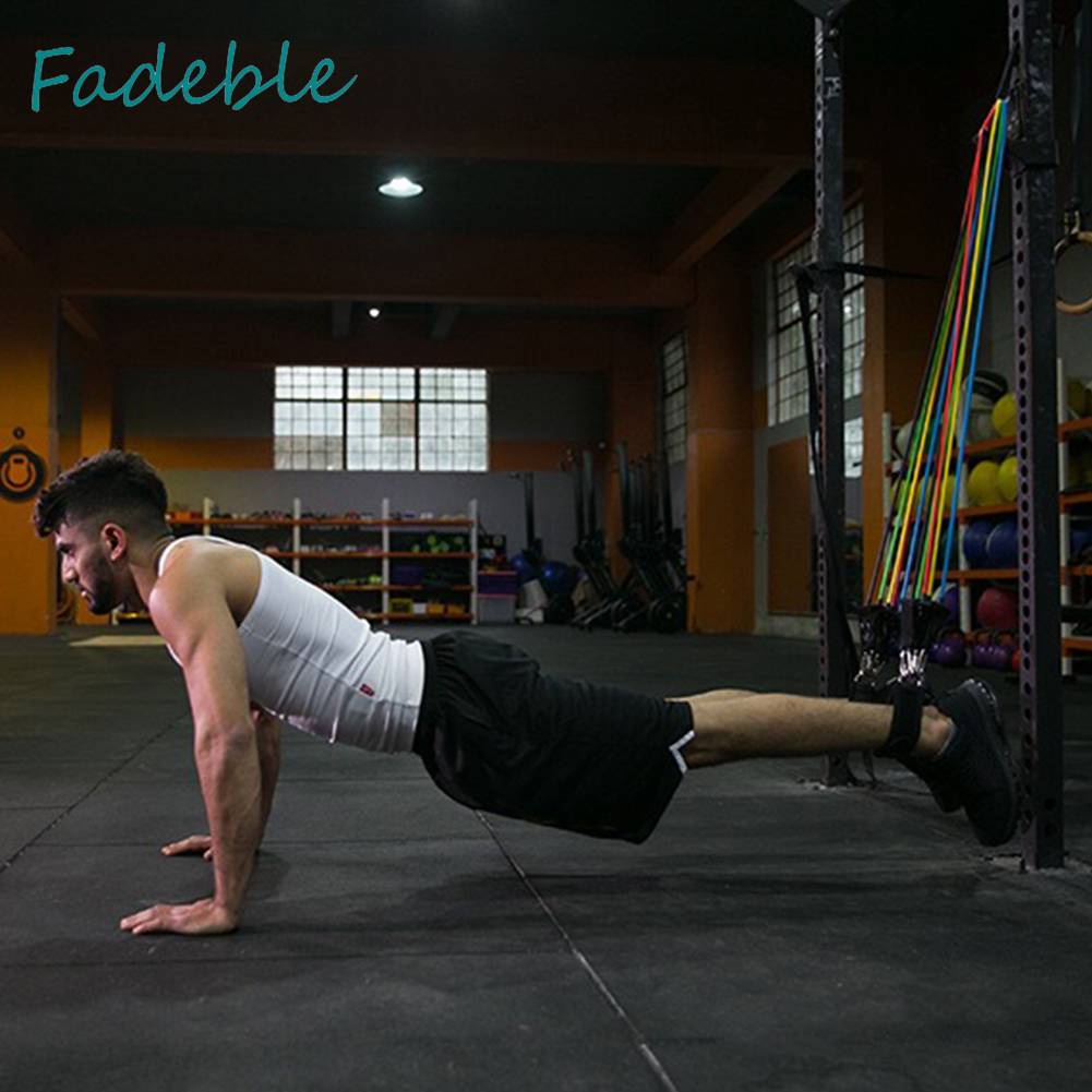 Set 11 Dây Kéo Đàn Hồi Đa Năng Hỗ Trợ Tập Gym / Thể Hình