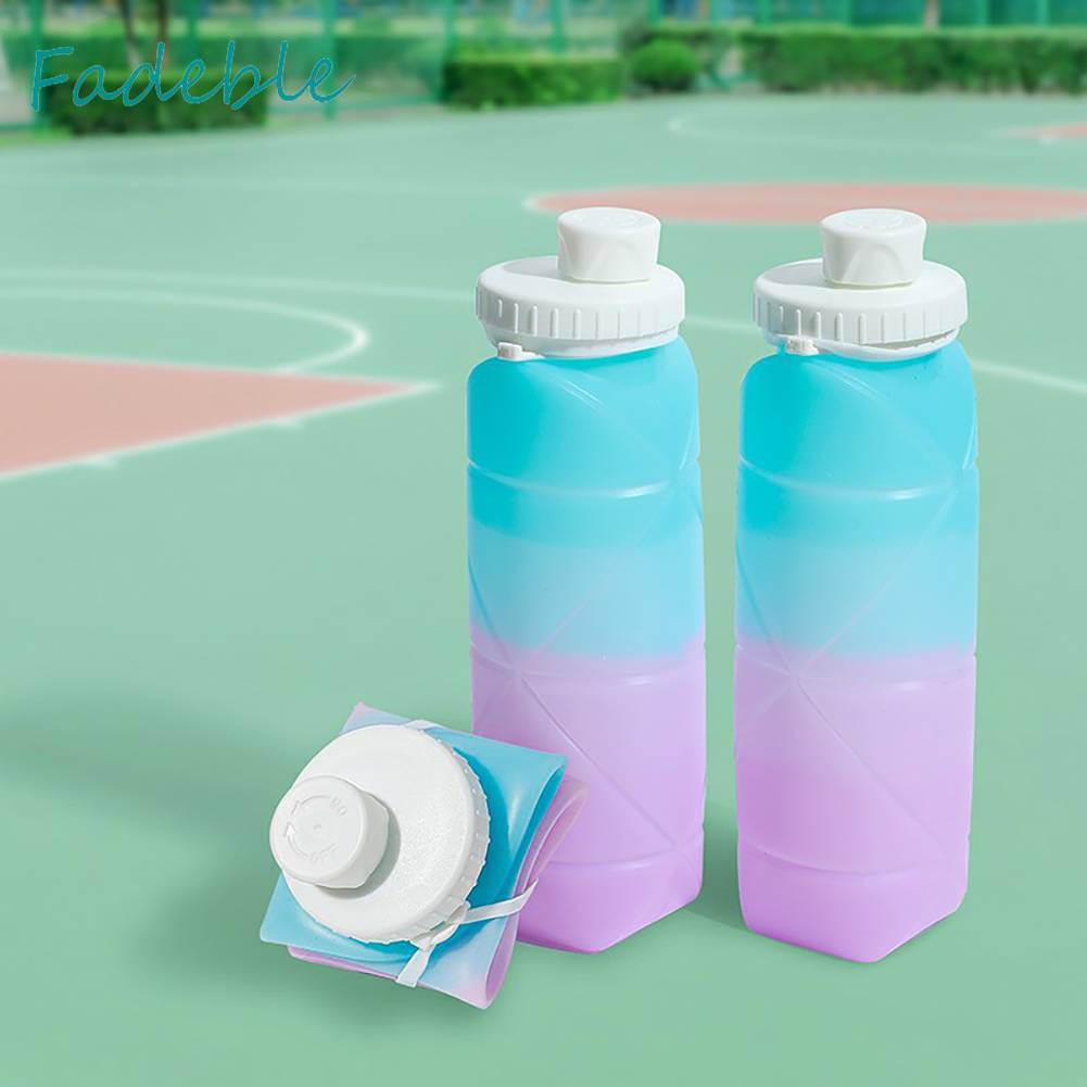Bình Nước Thể Thao Bằng Silicone Không BPA Dung Tích 600ML