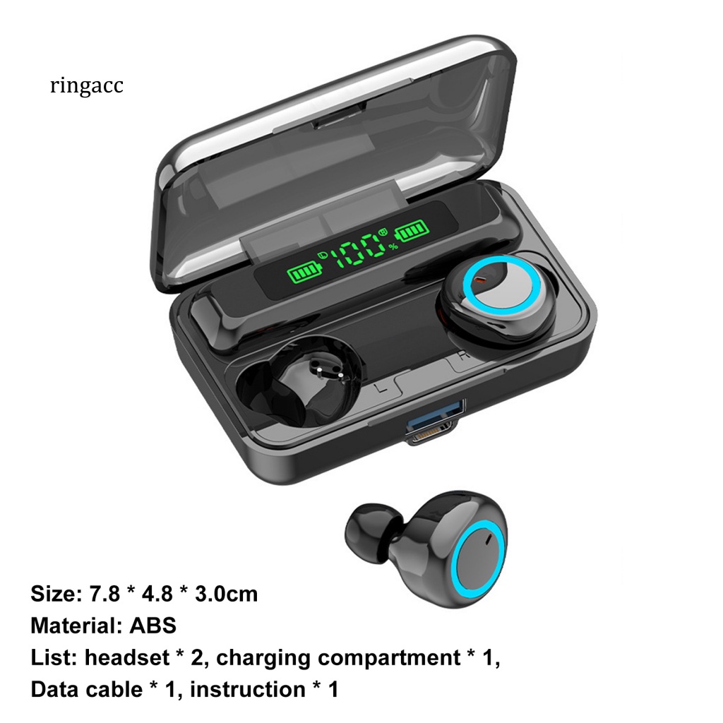 1 Cặp Tai Nghe Không Dây RGA ABS Chuyên Nghiệp Điều Khiển Bằng Giọng Nói