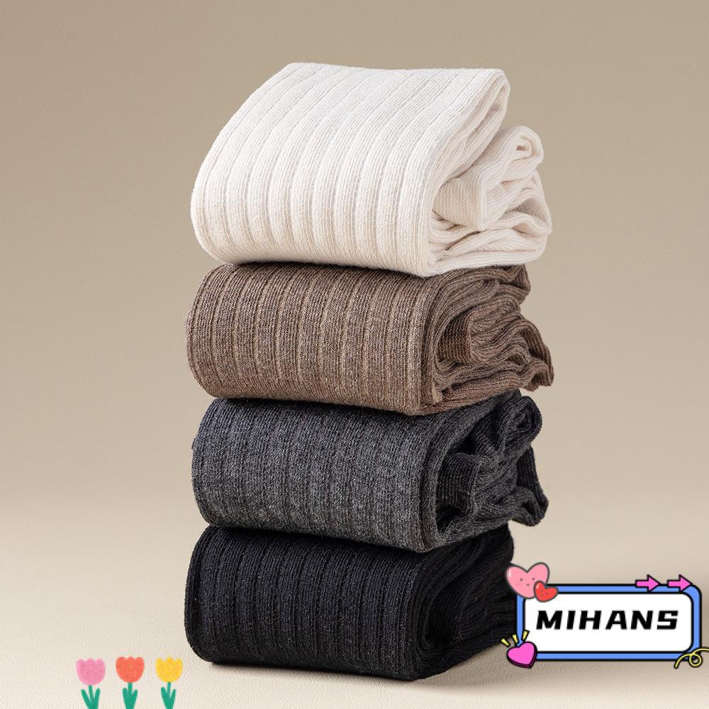 MIH 1 Đôi TấT DàI Qua GốI VảI Cotton MớI