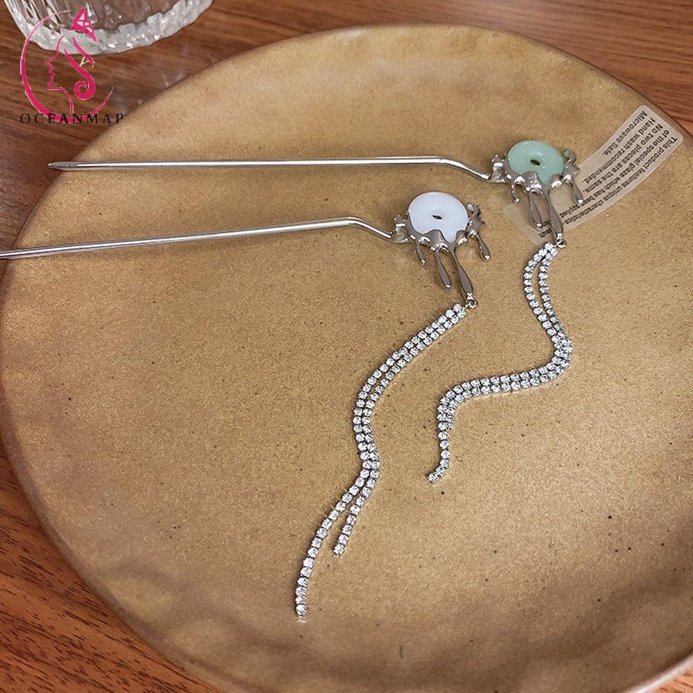 OCEANMAP Trâm Cài Tóc Bằng Hợp Kim Phong Cách Trung Hoa Cổ Điển Cho Nữ