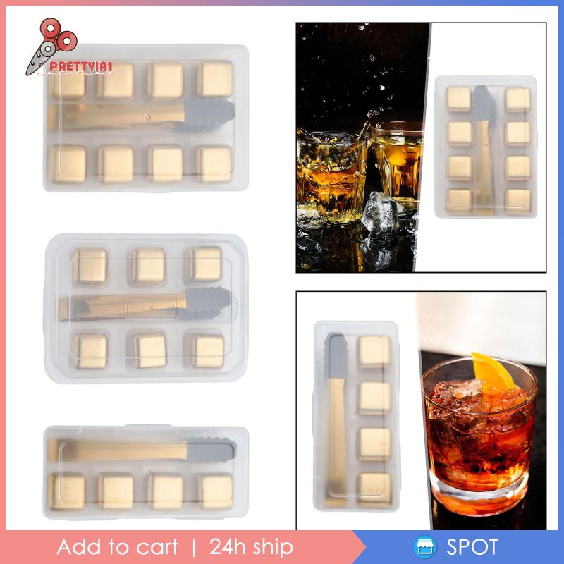 Đá Inox Làm Lạnh Đồ Uống Tái Sử Dụng Tiện Lợi