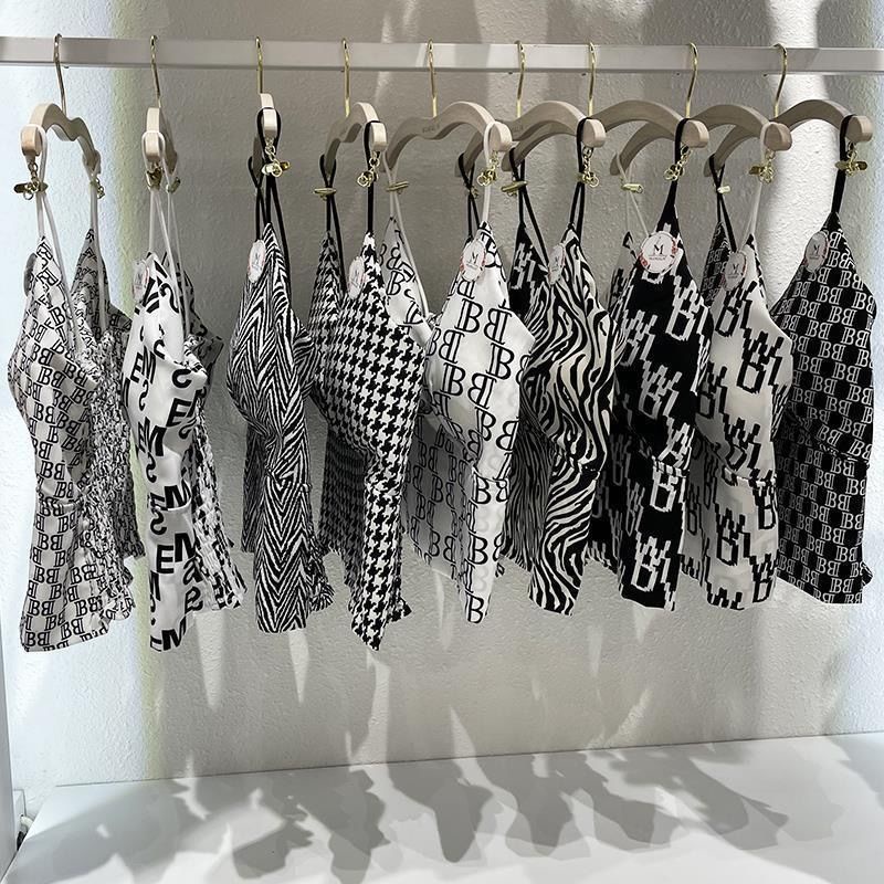 Áo Ngực Hai Dây In Họa Tiết Ngựa Vằn Thời Trang Mới 2023 Cho Nữ