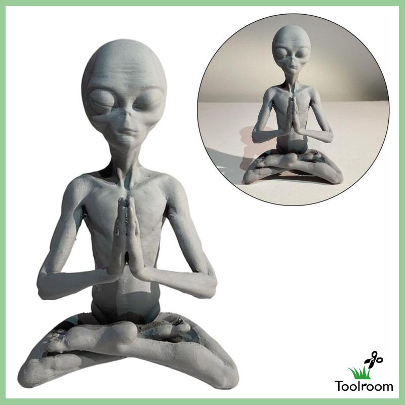 Mô Hình Tượng Người Ngoài Hành Tinh Trưng Bày Điêu Khắc Không Gian Trang