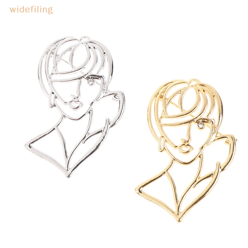 Trâm Cài Áo Hình Cô Gái Dễ Thương Dành Cho Văn Phòng