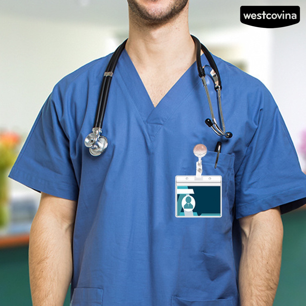 [WSTN]✎Vỏ Bọc Bảo Vệ Thẻ Tên Bền Bỉ Chống Thấm Nước Thiết Kế Vân Đá Cẩm