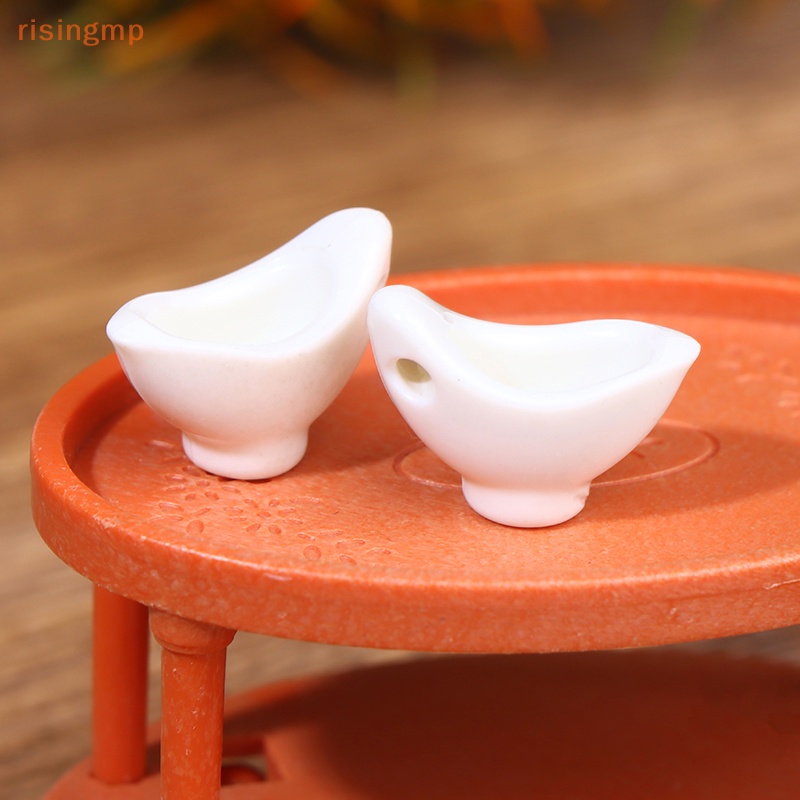 Set 2 Cốc Đựng Gia Vị Tỉ Lệ 1: 12 Dùng Trang Trí Nhà Búp Bê