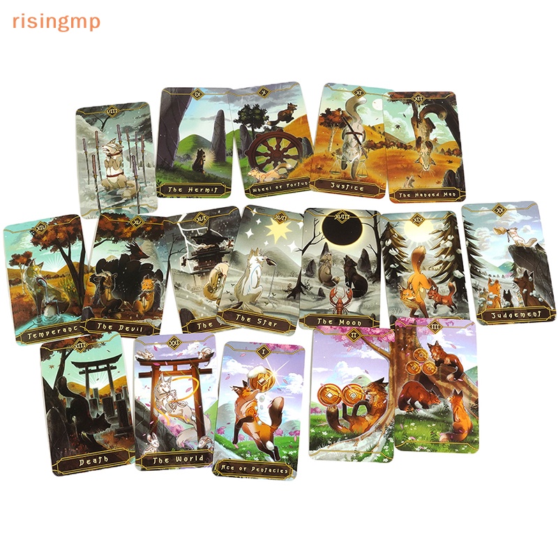 Bộ Thẻ Bài Tarot Gia Đình Hình Chú Cáo Độc Đáo