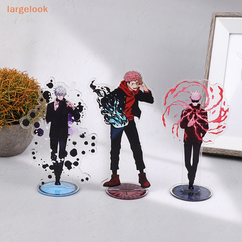 Mô Hình Nhân Vật Anime Jujutsu Kaisen Đứng Bằng Acrylic Gojo Satoru Itadori Yuji Fushiguro Megumi Để Bàn Trang Trí