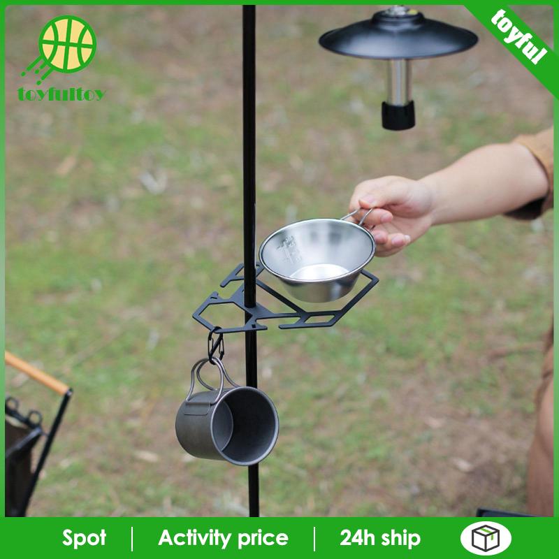 Giá Đỡ Đèn Hình Tam Giác Có Lỗ Gắn Ba Lô Leo Núi / Sân Vườn