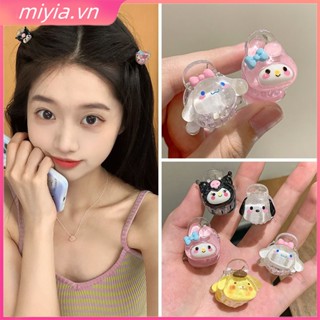 Sanrio Dễ Thương Nhỏ Cầm Kẹp Kẹp Tóc Hoạt Hình Kuromi Cinnamoroll Ins Kẹp Tóc Ngọt Ngào Cao Đuôi Ngựa Hiện Vật Nữ Sinh Tặng Miyia