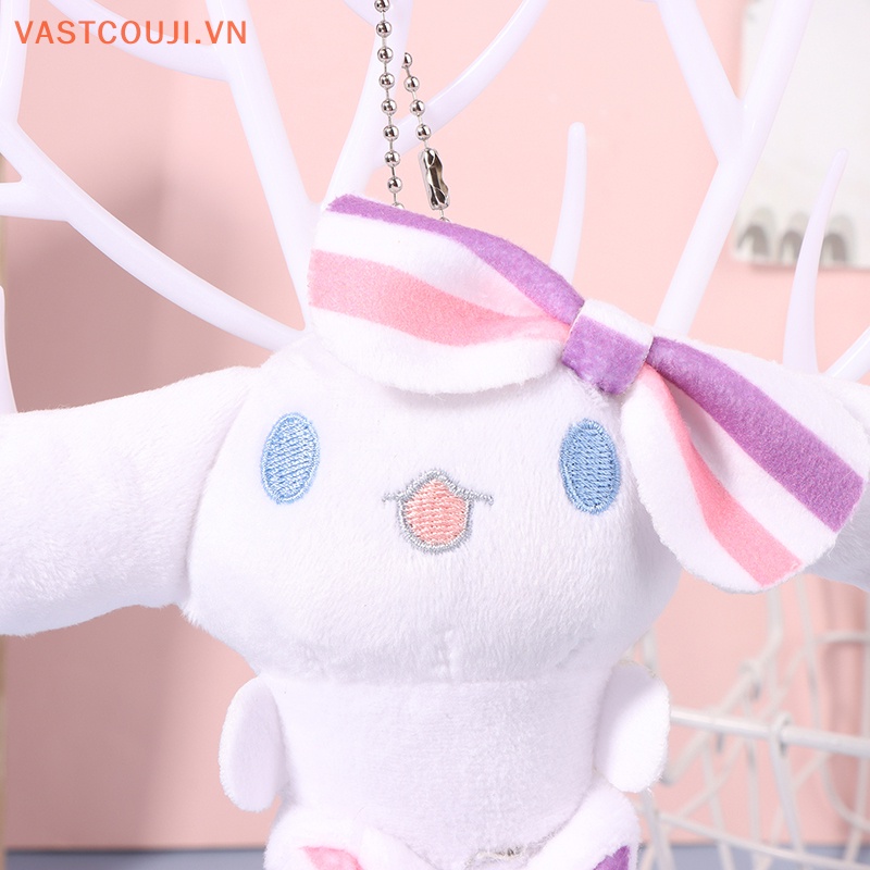 Móc Khóa Hình Thỏ Nhồi Bông Đáng Yêu 9CM