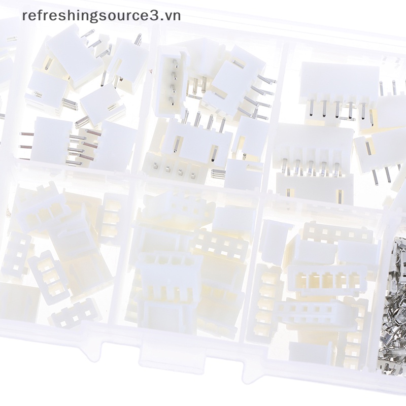 Set 230 Đầu Nối Dây Điện XH2.54 2p 3p 4p 5 pin 2.54mm Chuyên Dụng Nguồn Nguyên Liệu {refreshingsource3.N}...