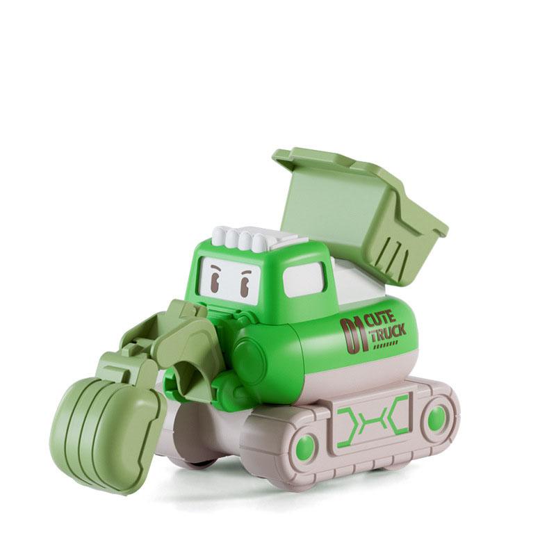 Đồ Chơi Trẻ Em Xe Công Trình Chạy Cót, Chạy Đà Cho Bé