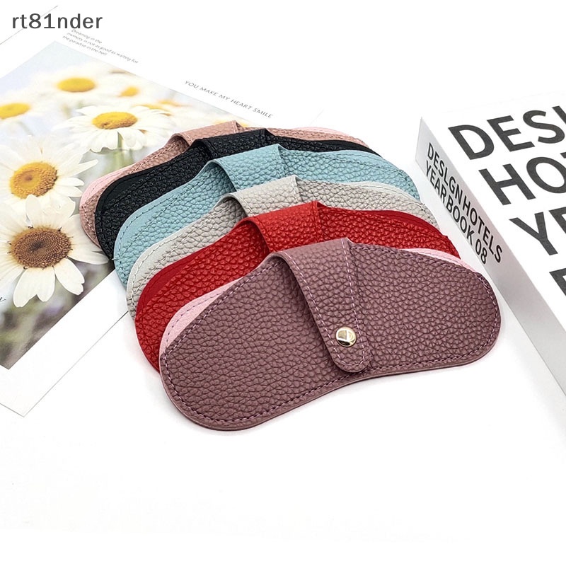 Rt Bao Da Pu Màu Trơn Đựng Mắt Kính Bảo Vệ Sáng Tạo Cho Serpene n