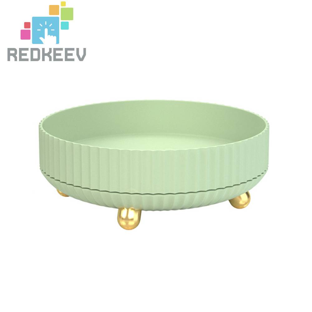 Khay Đựng Trái Cây Hình Tròn Có Thể Xoay Siêu Bền Tiện Dụng Cho Nhà Bếp