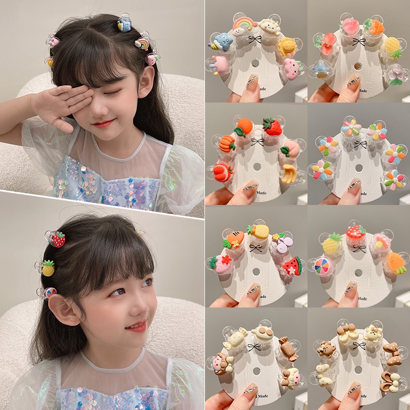 Set 18 Kẹp Tóc Nhỏ Dễ Thương Phong Cách Hàn Quốc Cho Bé Gái