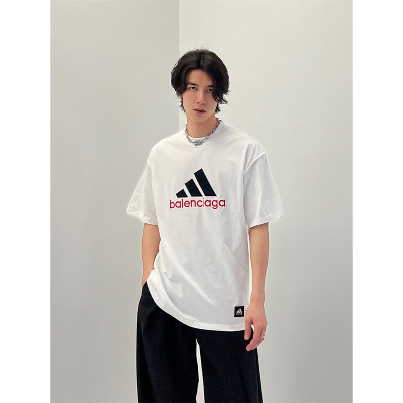 Phong Cách Thêu Thương Hiệu ad &amp; ba 88-New co. Áo Thun Ngắn Tay Thêu Họa Tiết Chất Lượng Cao