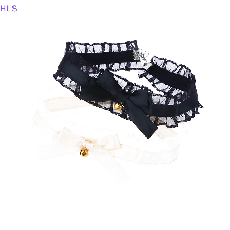 Vòng Cổ Choker Phối Ren Và Chuông Phong Cách Gothic Thời Trang