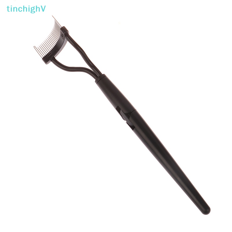 Lược Chải Lông Mi Bằng Kim Loại Màu Đen Nhỏ Gọn Tiện Dụng