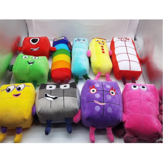HYC Humey Thú Nhồi Bông Numberblocks Hình Số Đếm Số Cho Bé