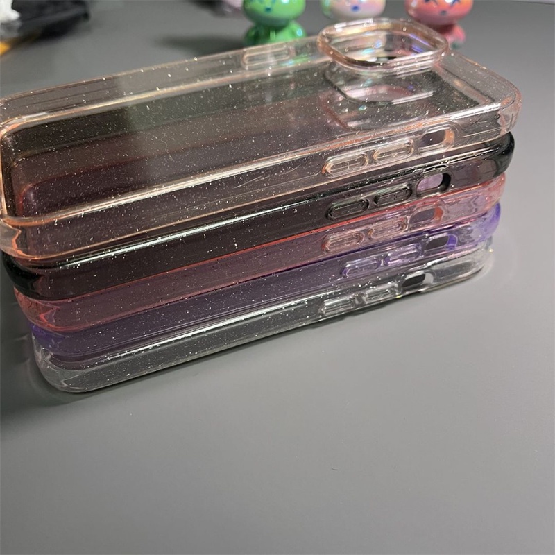 Ốp Điện Thoại Nhựa Cứng Trong Suốt Kim Tuyến Cho Iphone 14 13 12 11 Pro Max 12pro 13pro 14pro PLUS