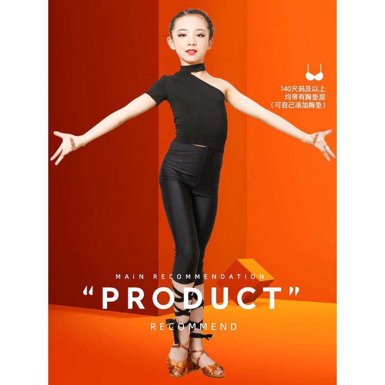 Quần Legging Tập Nhảy Latin Chuyên Nghiệp Thời Trang Mùa Hè Cho Bé Gái