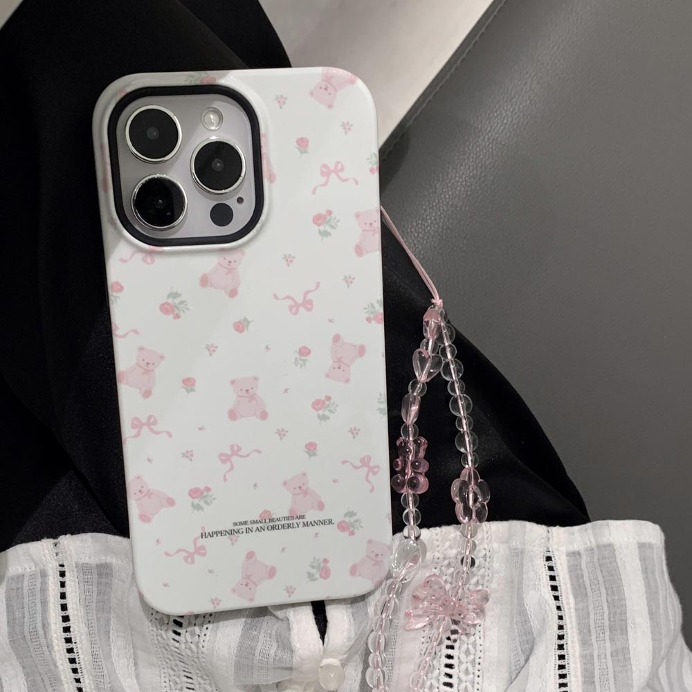 Ốp Điện Thoại Cứng Hình Gấu Cho iphone 11 12 12pro 12promax 13 13pro 13promax 14 14pro 14promax 15 15pro 15promax